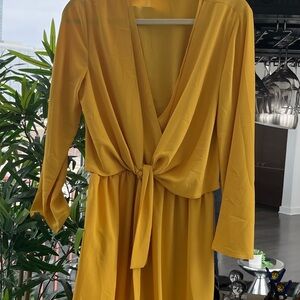 TopShop Yellow Dress - Size 8